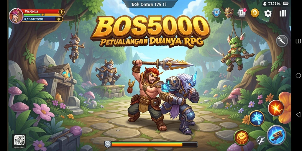 Tampilan menarik dari gameplay RPG BOS5000 yang mendebarkan.