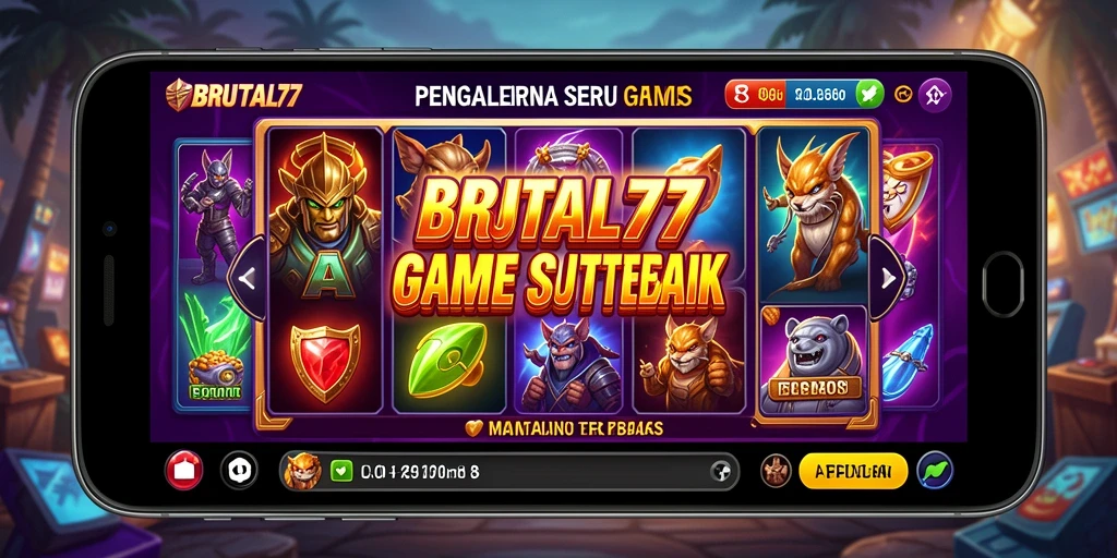 Tangkapan layar BRUTAL77 menampilkan pengalaman gameplay yang mengasyikkan.