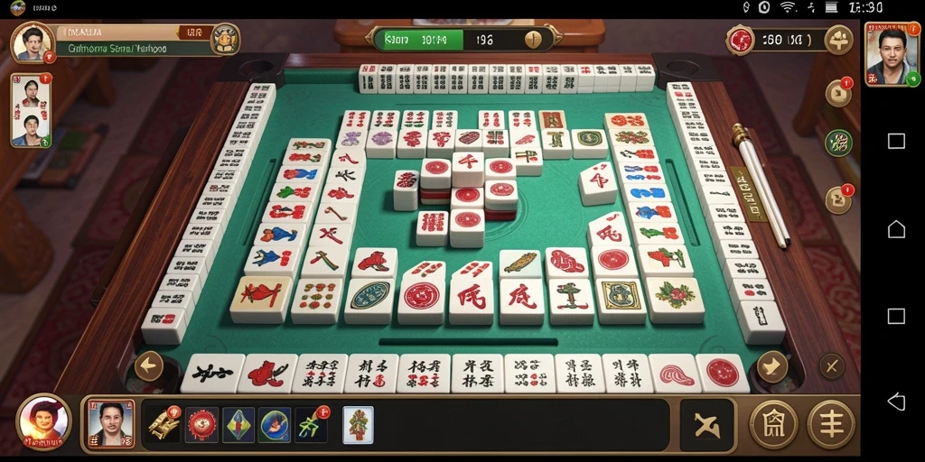 Screenshot IDNGARUDA menampilkan gameplay Mahjong yang menarik dan penuh warna.