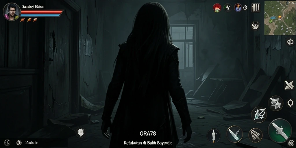 Tampilan menegangkan dari gameplay ORA78 di anjungan hantu.