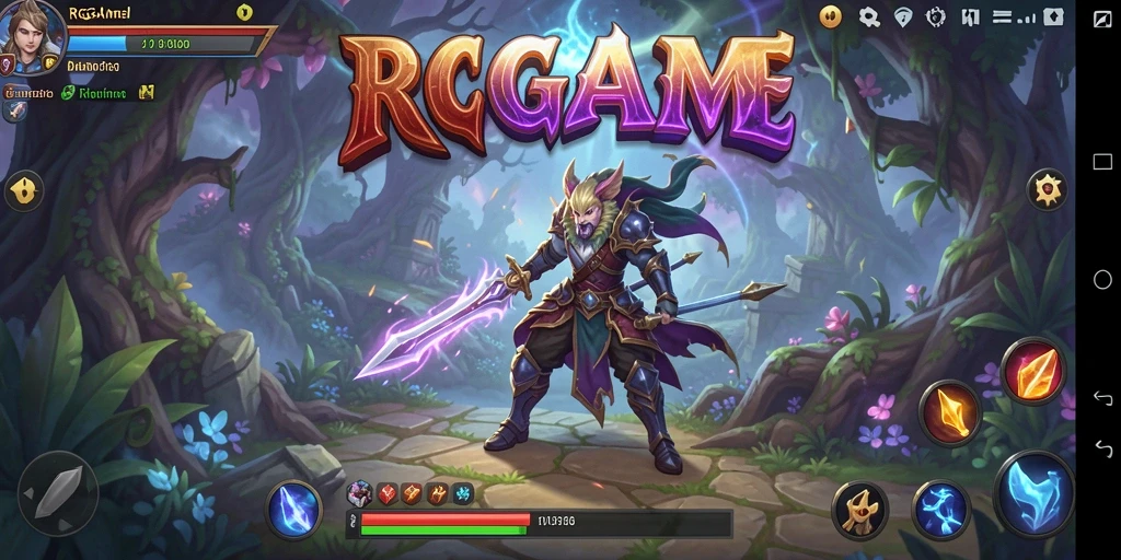 Tampilan gameplay yang menarik di dunia fantasi RPGAME.